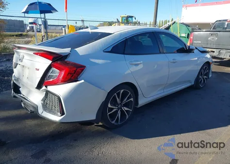 2019 Honda Civic Si из США, поврежденный, VIN 2HGFC1E57KH705549